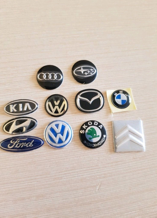 Наклейки Логотип/Значок/Vw/BMW/Citroen/Shoda/mazda/Subaru/Hyundai