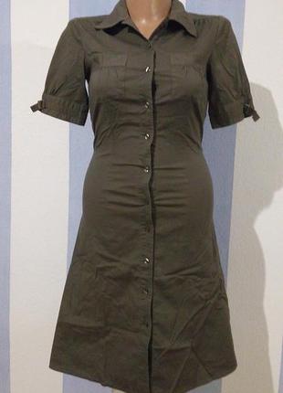 Стрейчева сукня халат стиль мілітарі