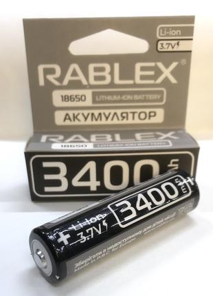 Акумулятори Rablex RB-3400/ 18650/3.7V/3400mAh