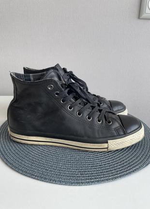 Высокие кеди converse unisex adults кожаные