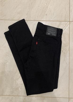Джинси levi’s чорні levis 519 чорні чоловічі штани