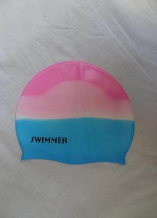 Шапочка для плавання swimmer універсальна розмір м (8+)