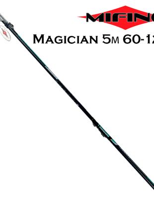 Удочка карбон Mifine Magician 5м 60-120г с кольцами на боковой...