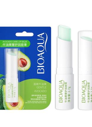 Гігієнічна помада з авокадо від bioaqua avacado gentle lip balm