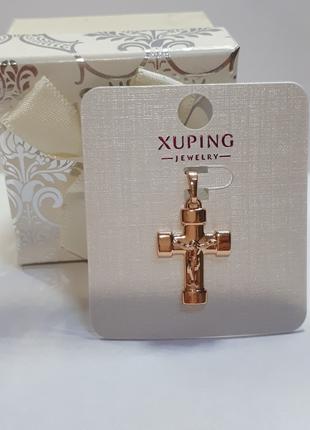 Хрестик з медичного золота Xuping.
