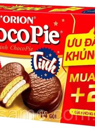 Чокопай ChocoPie Orion шоколадное печенье 462гр 12+2шт (Вьетнам)