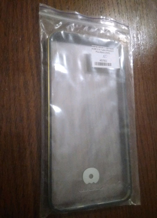 Бампер метал + накладка WUW 2in1 для iPhone 6 Plus black