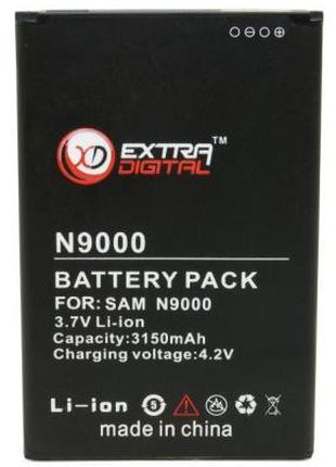 Аккумуляторная батарея Extradigital Samsung SM-N9000 Galaxy No...