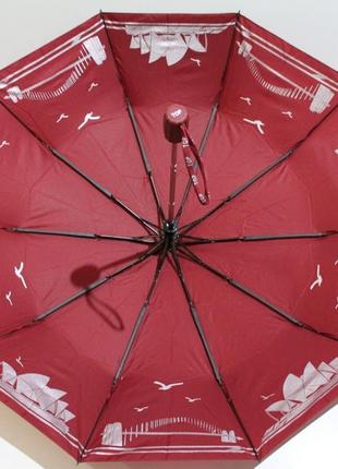 Зонт, зонт с рисунком, 10 спиц, карбон, анти-ветер, 3066