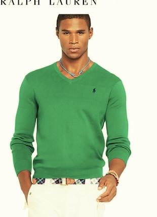 Polo ralph lauren slim fit cotton джемпер светр