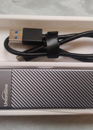 Кишеня UnionSine для SSD M.2 Sata USB 3.1 Type C — USB 3.0