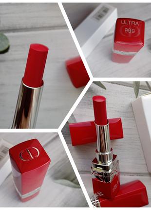 Стойкая увлажняющая помада для губ Rouge Dior Ultra Rouge