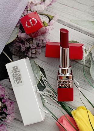 Стойкая увлажняющая помада для губ Rouge Dior Ultra Rouge