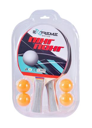 Набор настольного тенниса TT2254 2 ракетки, 3 мячика