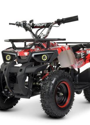 Детский квадроцикл Profi HB-ATV 800W с резиновыми колесами (кр...
