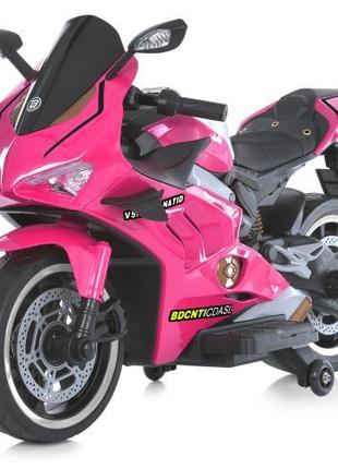 Детский электромотоцикл Ducati (розовый цвет)
