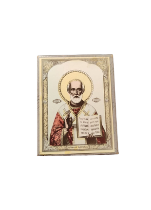 Мини икона Святой Николай Чудотворец