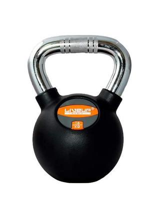 Гиря LiveUp RUBBER KETTLEBELL (LS2044-16)