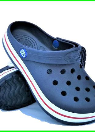 Женские тапочки croc$ синие кроксы шлёпки сланцы (размеры: 36,39)