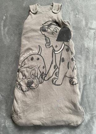 Спальник детский спальный мешок утепленный с рисунком
