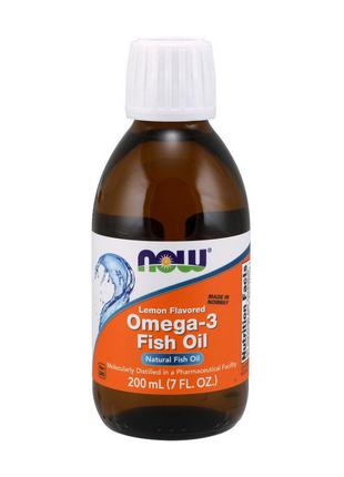 Рыбий жир для спорта Омега-3 Omega-3 Fish Oil (200 ml, lemon),...