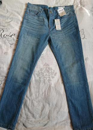 Фірмові англійські котонові джинси denim co(primark)slim ,нові...