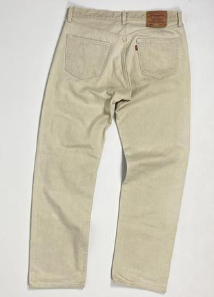 Levis 501xx винтажные джинсы левайс  прямые бежевые