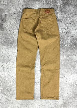 Levis 501 прямі рижі базові джинси