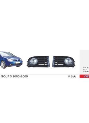 Фары доп.модель VW Golf-V 2003-08/VW-0309 (VW-0309)
