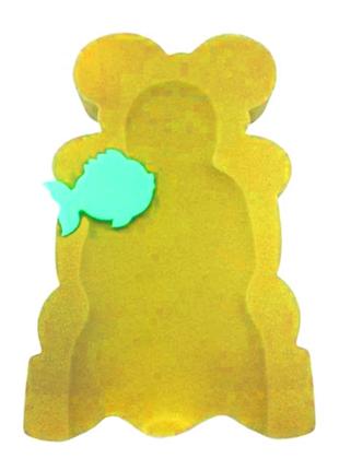 Коврик поролоновый в ванночку (желтый)