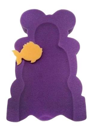 Коврик поролоновый в ванночку (фиолетовый)