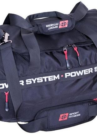 Сумка спортивна power system ps-7012 gym bag-dynamic black/red...