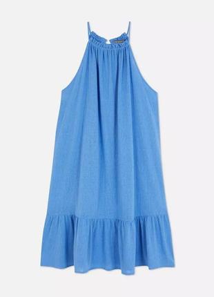 Восхитительное сарафан платье с завязками