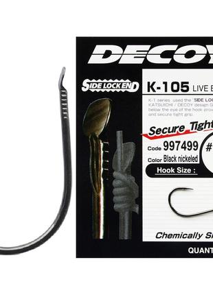Гачок Decoy K-105 Live bait light 06, 12 шт/пач