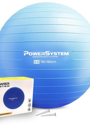 М'яч для фітнесу (фітбол) power system ps-4011 ø55 cm pro gymb...