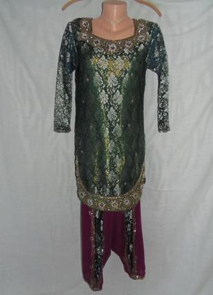 Восточный,индийский костюм,пенджаби р.xs-s
