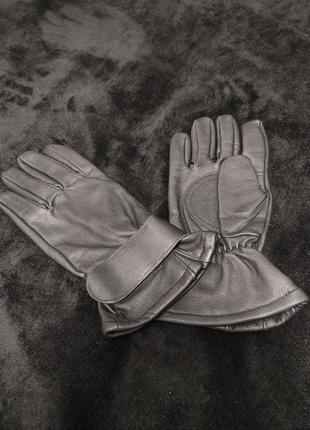 Швейцария армейские качественные кожаные мужские перчатки черн...