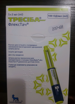 Інсулін Тресіба шприц ручка інсулінова Тресіба
