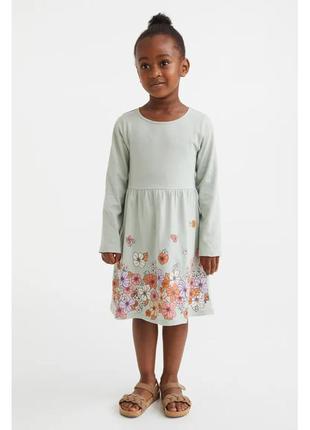 Дитяча сукня плаття з довгим рукавом h&m на дівчинку 42008