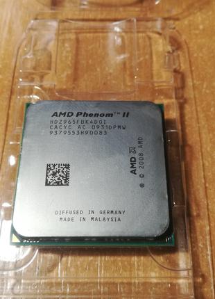 Процессор AMD Phenom II X4 965 Black Edition 4 Ядра, 3.4GHz, sAM3