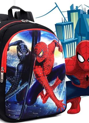 Рюкзак спайдермен 3-9 лет человек паук красно-черный