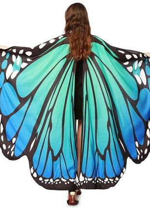 Крылья бабочки взрослые сине-голубые