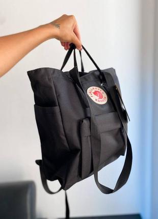 Женская сумка kanken black сумка-рюкзак