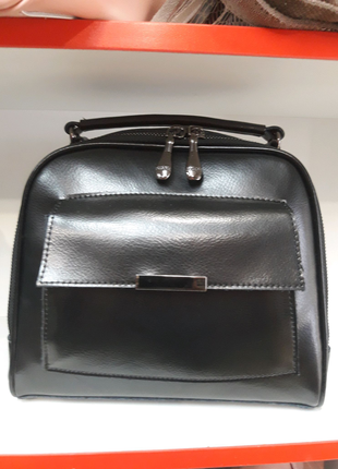 Ультрамодная сумочка - чемоданчик из натуральной кожи