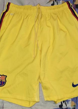 Футбольные шорты nike fc barcelona