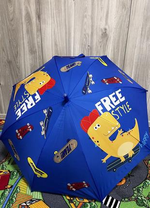Парасолька дитяча, парасолька-тростина для хлопчика, зонтик