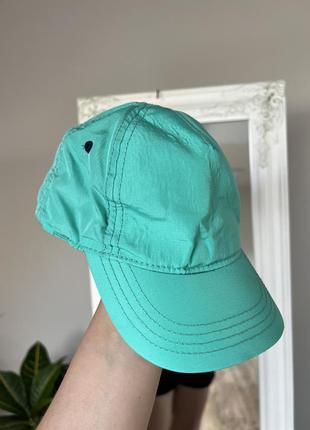 Зеленая кепка в год бейсболка мятная h&amp;m стильная летняя к...