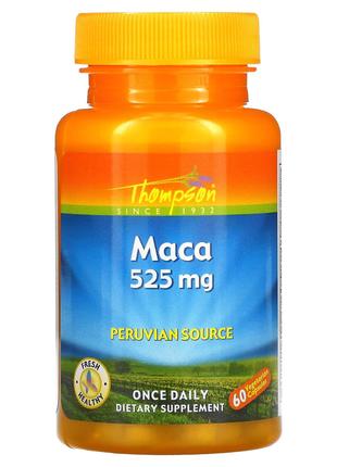 Мака перуанская 525 мг Thompson Maca для поддержки репродуктив...