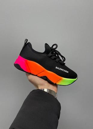 Кроссовки balenciaga speed trainer low multicolor