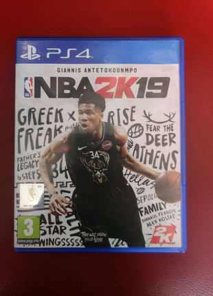 Игра диск NBA 2K19 для PS4 / PS5